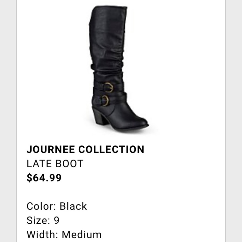 New In Box Knee High Black Boots